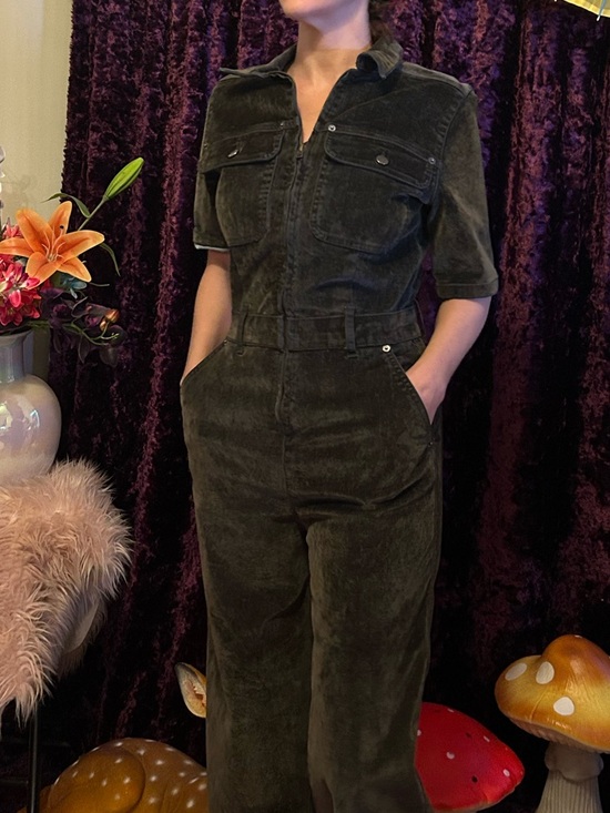 Universal Thread Pants - Universal Thread Black Velvet Utility Jumpsuit